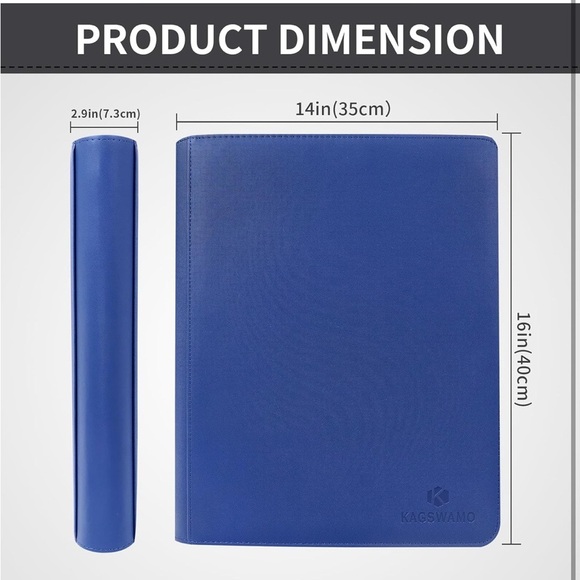 Brand New Toploaders Binder Sports Cards Holder Trading Cards Storage Blue - Picture 3 of 16